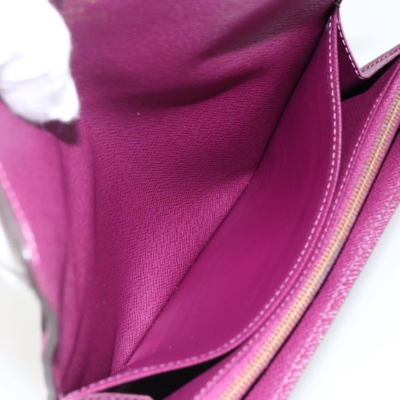 LOUIS VUITTON Monogram Totem Portefeuille Sarah Long Wallet M61347 Auth 165813V