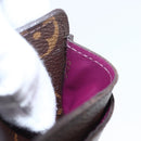 LOUIS VUITTON Monogram Totem Portefeuille Sarah Long Wallet M61347 Auth 165813V-21