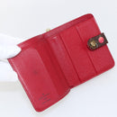 LOUIS VUITTON Monogram Cherry Compact Zip Portemonnee M95005 LV Auth 165814V-8