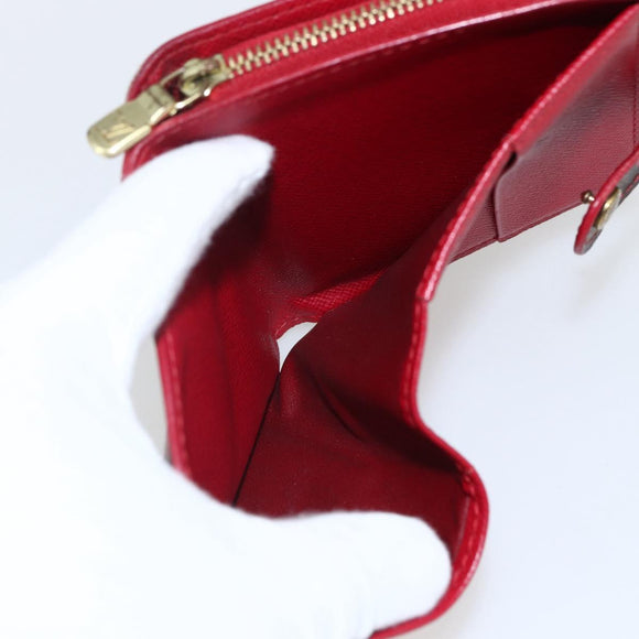 LOUIS VUITTON Monogram Cherry Compact Zip Portemonnee M95005 LV Auth 165814V