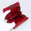 LOUIS VUITTON Monogram Cherry Compact Zip Portemonnee M95005 LV Auth 165814V-9