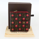 LOUIS VUITTON Monogram Cherry Compact Zip Portemonnee M95005 LV Auth 165814V-12