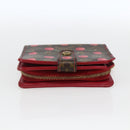 LOUIS VUITTON Monogram Cherry Compact Zip Portemonnee M95005 LV Auth 165814V-3