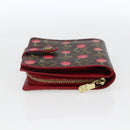 LOUIS VUITTON Monogram Cherry Compact Zip Portemonnee M95005 LV Auth 165814V-5
