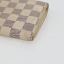 LOUIS VUITTON Damier Azur Portefeuille Sarah Long Wallet N61735 LV Auth 165815-15