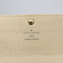 LOUIS VUITTON Damier Azur Portefeuille Sarah Long Wallet N61735 LV Auth 165815-17
