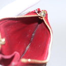 LOUIS VUITTON Vernis Pochette Cle NM Purse Rouge Grunadine M91737 LV Auth 165816-18