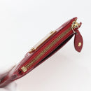 LOUIS VUITTON Vernis Pochette Cle NM Purse Rouge Grunadine M91737 LV Auth 165816-5