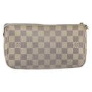 LOUIS VUITTON Damier Azur Pochette Accessoires Pouch N51986 LV Auth 165817-2