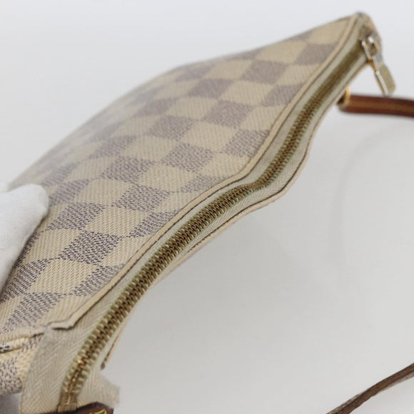LOUIS VUITTON Damier Azur Pochette Accessoires Pouch N51986 LV Auth 165817