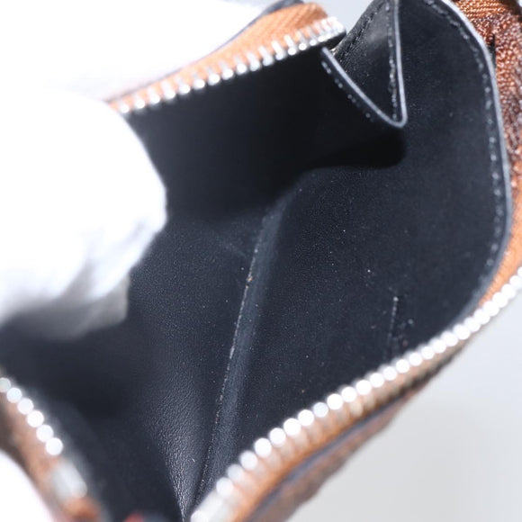 LOEWE Anagram Fragment Case Card Case Leather Multicolor Auth 165822