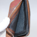 LOEWE Anagram Fragment Case Card Case Leather Multicolor Auth 165822-11