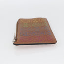 LOEWE Anagram Fragment Case Card Case Leather Multicolor Auth 165822-4