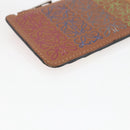 LOEWE Anagram Fragment Case Card Case Leather Multicolor Auth 165822-14