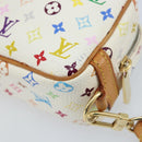 LOUIS VUITTON Monogram Multicolor Trousse Wapity Pouch White M58033 Auth 165823V-15