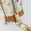 LOUIS VUITTON Monogram Multicolor Trousse Wapity Pouch White M58033 Auth 165823V-9