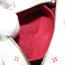 LOUIS VUITTON Monogram Multicolor Trousse Wapity Pouch White M58033 Auth 165823V-20