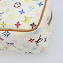 LOUIS VUITTON Monogram Multicolor Trousse Wapity Pouch White M58033 Auth 165823V-7