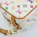 LOUIS VUITTON Monogram Multicolor Trousse Wapity Pouch White M58033 Auth 165823V-14