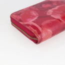 LOUIS VUITTON Vernis Ikat Flower Zippy Coin Purse Rose Andian M90030 Auth 165824-16