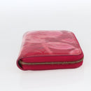 LOUIS VUITTON Vernis Ikat Flower Zippy Coin Purse Rose Andian M90030 Auth 165824-4