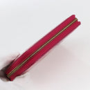 LOUIS VUITTON Vernis Ikat Flower Zippy Coin Purse Rose Andian M90030 Auth 165824-5