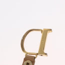 Christian Dior Trotter Canvas Saddle Coin Purse Beige Auth 165825-13