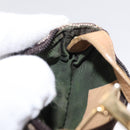 Christian Dior Trotter Canvas Saddle Coin Purse Beige Auth 165825-18