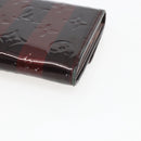LOUIS VUITTON Monogram Vernis Rayure Zippy Wallet Amarante M91717 LV Auth 165826-10