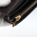 LOUIS VUITTON Monogram Vernis Rayure Zippy Wallet Amarante M91717 LV Auth 165826-13