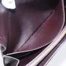 LOUIS VUITTON Monogram Vernis Rayure Zippy Wallet Amarante M91717 LV Auth 165826-15
