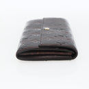 LOUIS VUITTON Monogram Vernis Rayure Zippy Wallet Amarante M91717 LV Auth 165826-5
