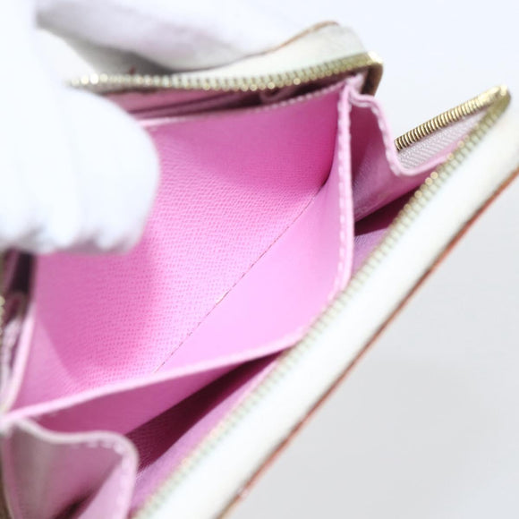 LOUIS VUITTON Monogram Multicolor Zippy Coin Purse White M93741 Auth 165828