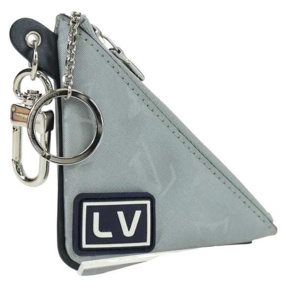 LOUIS VUITTON Monogram Satellite Porte Cles Charm Silber MP2217 LV Auth 165831M