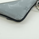 LOUIS VUITTON Monogram Satellite Porte Cles Charm Silber MP2217 LV Auth 165831M-16