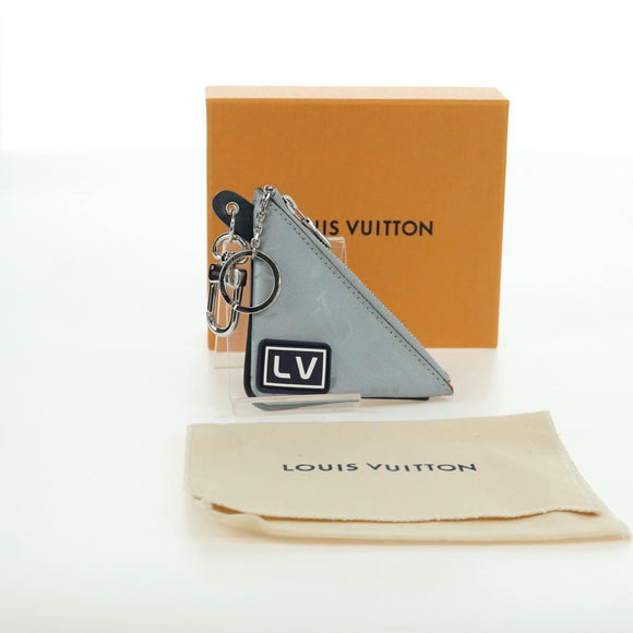 LOUIS VUITTON Monogram Satellite Porte Cles Charm Silber MP2217 LV Auth 165831M