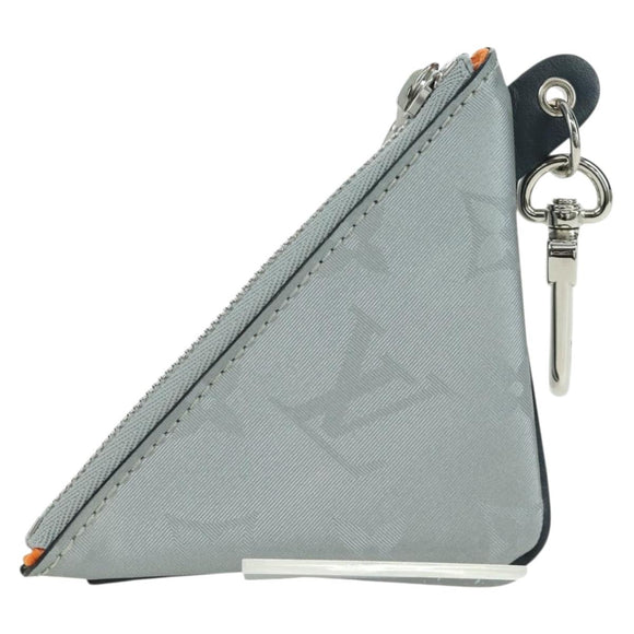 LOUIS VUITTON Monogram Satellite Porte Cles Charm Silber MP2217 LV Auth 165831M