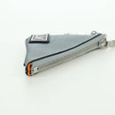 LOUIS VUITTON Monogram Satellite Porte Cles Charm Silber MP2217 LV Auth 165831M-3