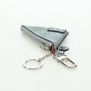 LOUIS VUITTON Monogram Satellite Porte Cles Charm Silber MP2217 LV Auth 165831M-6