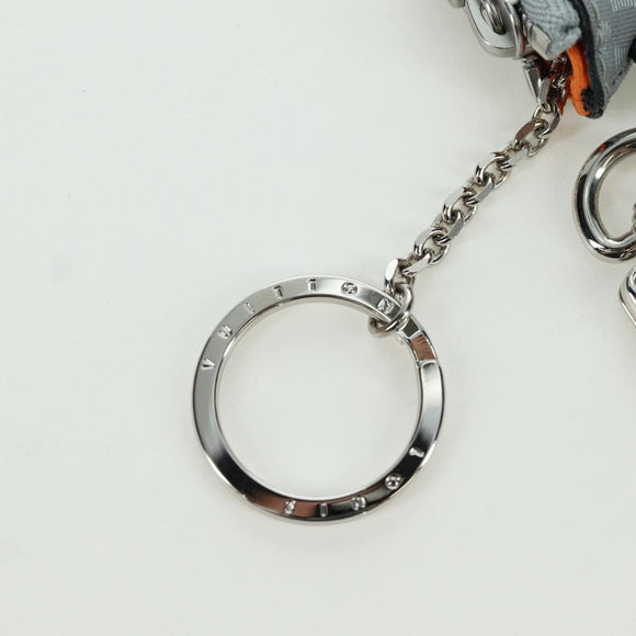 LOUIS VUITTON Monogram Satellite Porte Cles Charm Silber MP2217 LV Auth 165831M