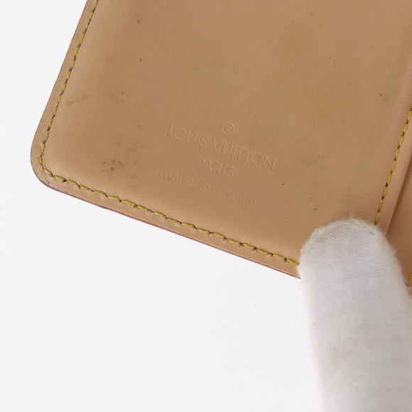 LOUIS VUITTON Multicolor Portefeuille Viennois Wallet White M92987 Auth 165833