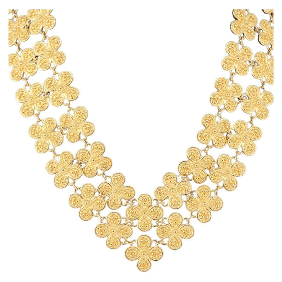 Christian Dior Necklace metal Gold Tone Auth 165838SAV