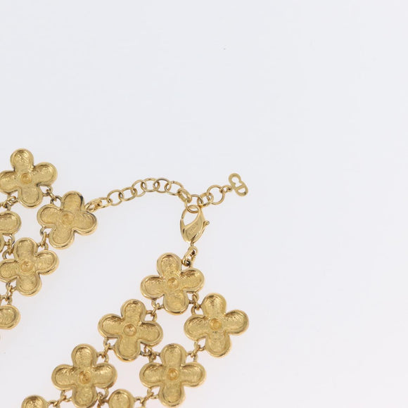 Christian Dior Necklace metal Gold Tone Auth 165838SAV