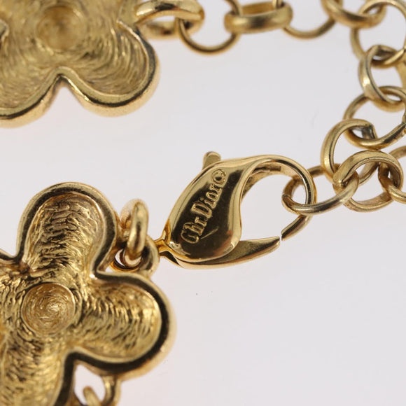 Christian Dior Necklace metal Gold Tone Auth 165838SAV
