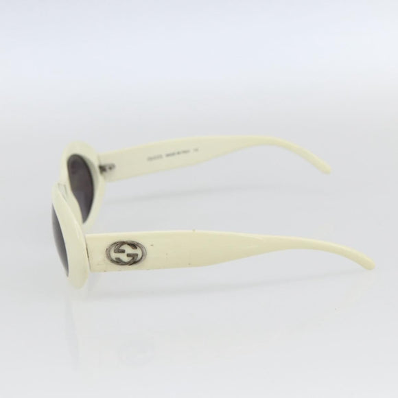 GUCCI Interlocking Sunglasses plastic Ivory Auth 165840