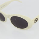 GUCCI Interlocking Sunglasses plastic Ivory Auth 165840-7
