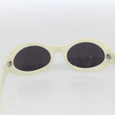 GUCCI Interlocking Sunglasses plastic Ivory Auth 165840-8