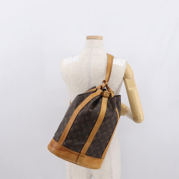 LOUIS VUITTON Monogram Randonnee PM Shoulder Bag M42243 LV Auth 165842