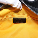Salvatore Ferragamo Gancini Hand Bag Canvas Ivory Silver Auth 165851-12