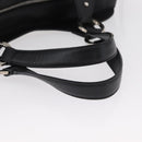 Salvatore Ferragamo Gancini Hand Bag Canvas Ivory Silver Auth 165851-8